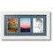 ArtToFrames Collage Photo Picture Frame with 3 - 3.5x5 inch Openings, Framed in White with Over 62 Mat Color Options and Regular Glass (CSM-3966-29)
